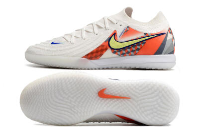 Nike Phantom GX 2 Elite IC Indoor & Futsal Soccer Shoes - White/Yellow/Blue/Orange