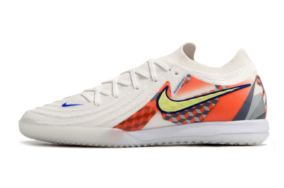 Nike Phantom GX 2 Elite IC Indoor & Futsal Soccer Shoes - White/Yellow/Blue/Orange