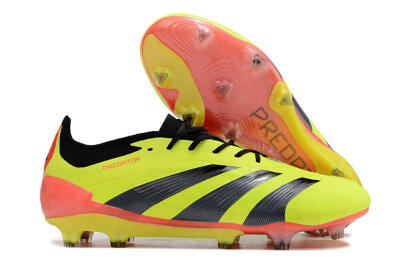 Adidas Predator Elite FG Firm Ground Soccer Cleats - Yellow/Black/Orange
