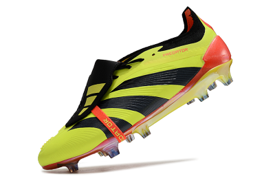 Adidas Predator Elite Foldover Tongue FG Firm Ground Soccer Cleats - Yellow/Black/Orange
