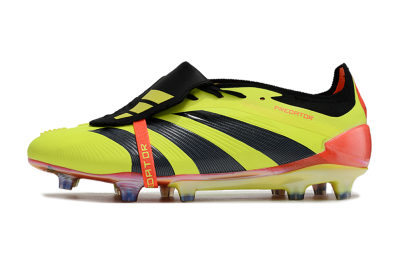 Adidas Predator Elite Foldover Tongue FG Firm Ground Soccer Cleats - Yellow/Black/Orange
