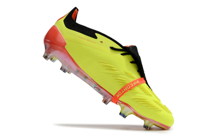 Adidas Predator Elite Foldover Tongue FG Firm Ground Soccer Cleats - Yellow/Black/Orange