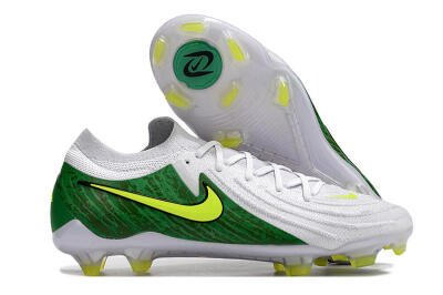 Nike Phantom Luna Elite NU FG Firm Ground Soccer Cleats - White/Green/Yellow