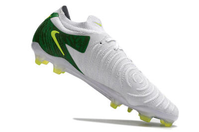 Nike Phantom Luna Elite NU FG Firm Ground Soccer Cleats - White/Green/Yellow