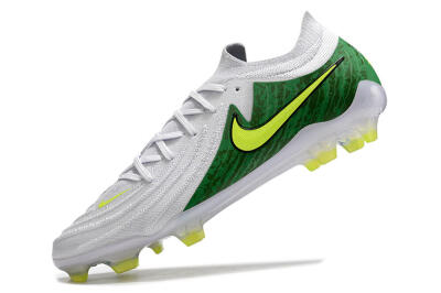 Nike Phantom Luna Elite NU FG Firm Ground Soccer Cleats - White/Green/Yellow