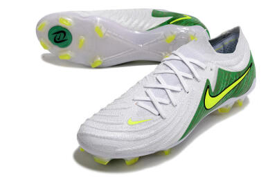 Nike Phantom Luna Elite NU FG Firm Ground Soccer Cleats - White/Green/Yellow