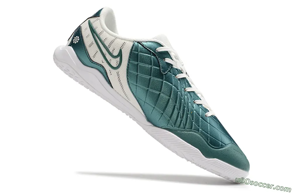 Blue & White Indoor Soccer Shoes | Futsal Cleats for Men