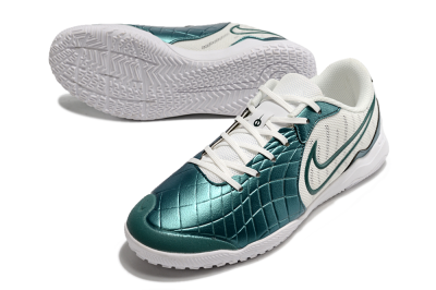 Nike Tiempo Legend 10 Academy IC Indoor & Futsal Soccer Shoes - Blue/White
