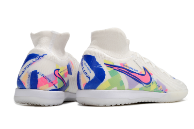 Nike Phantom Luna Elite NU IC Indoor & Futsal Soccer Shoes - White/Blue/Pink/Yellow