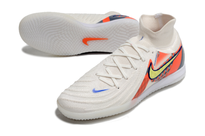 Nike Phantom Luna Elite NU IC Indoor & Futsal Soccer Shoes - White/Yellow/Blue/Orange