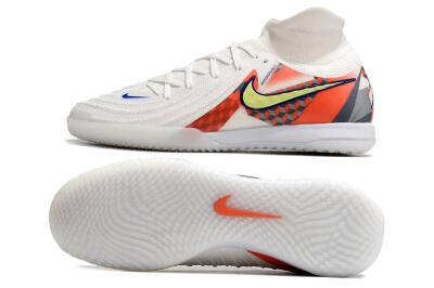 Nike Phantom Luna Elite NU IC Indoor & Futsal Soccer Shoes - White/Yellow/Blue/Orange