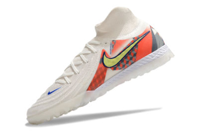 Nike Phantom Luna Elite NU TF Artificial Turf Soccer Shoes - White/Yellow/Blue/Orange