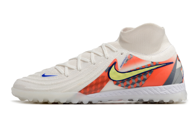 Nike Phantom Luna Elite NU TF Artificial Turf Soccer Shoes - White/Yellow/Blue/Orange