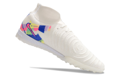 Nike Phantom Luna Elite NU TF Artificial Turf Soccer Shoes - White/Blue/Pink/Yellow