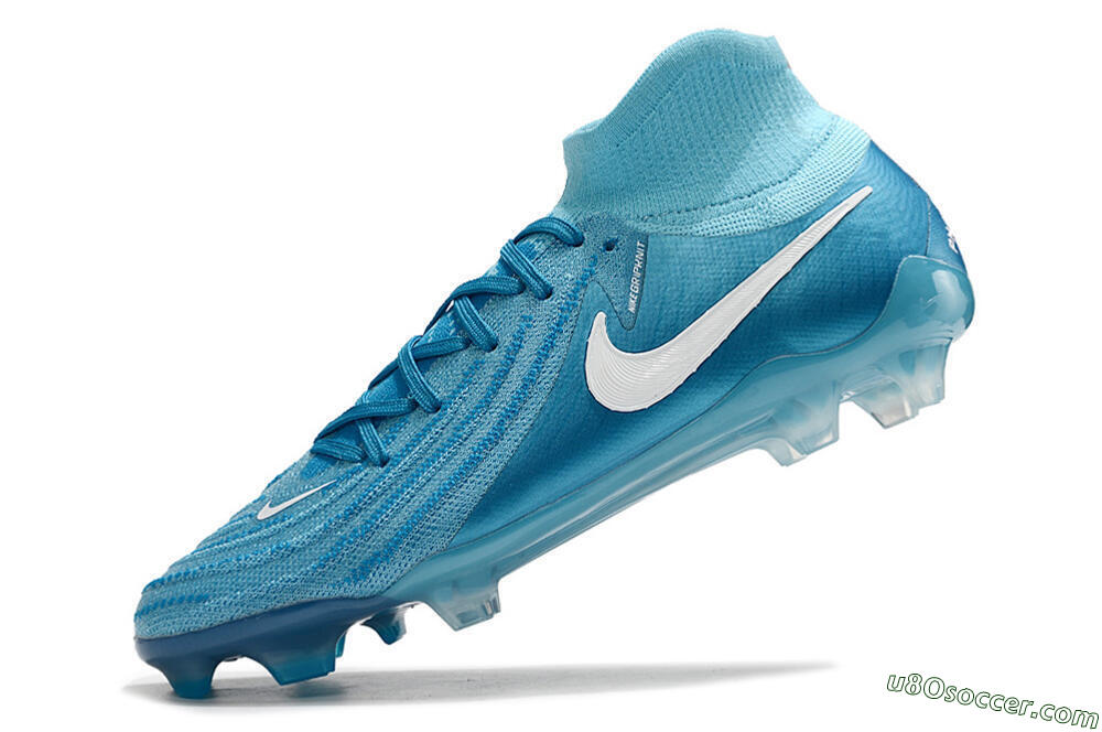 Nike Phantom Luna Elite NU FG Firm Ground Soccer Cleats - Light Blue/White 5