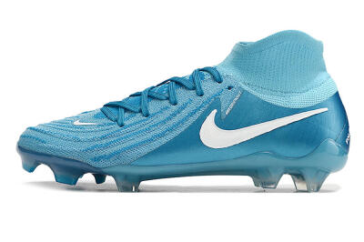Nike Phantom Luna Elite NU FG Firm Ground Soccer Cleats - Light Blue/White