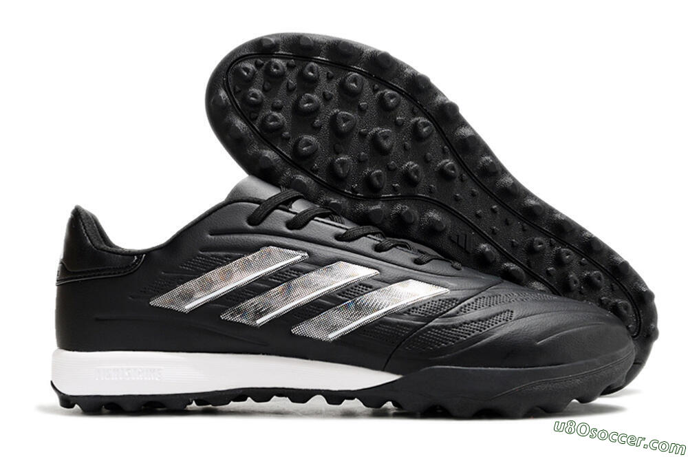 Adidas Copa Pure.3 TF Artificial Turf Soccer Shoes - Black/Sliver/White 1
