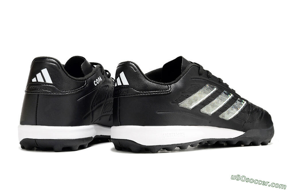 Adidas Copa Pure.3 TF Artificial Turf Soccer Shoes - Black/Sliver/White 6