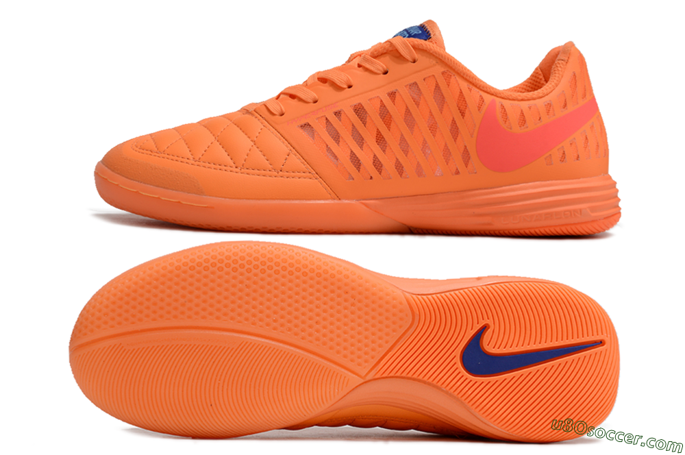Nike Lunar Gato 2 IC Indoor & Futsal Soccer Shoes - Orange/Black/Red 0