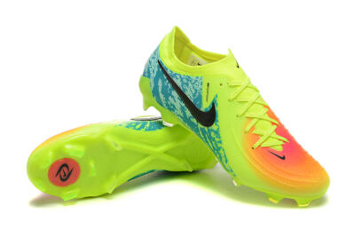 Nike Phantom Luna Elite NU FG Firm Ground Soccer Cleats - Yellow/Blue/Orange/Black