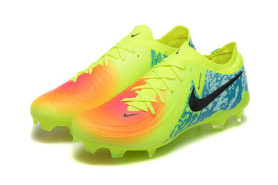 Nike Phantom Luna Elite NU FG Firm Ground Soccer Cleats - Yellow/Blue/Orange/Black