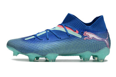 Puma Future Ultimate FG Firm Ground Soccer Cleats - Jade/Blue/Red