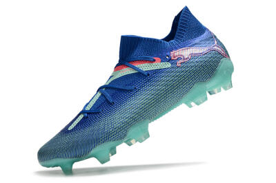 Puma Future Ultimate FG Firm Ground Soccer Cleats - Jade/Blue/Red