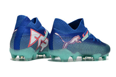 Puma Future Ultimate FG Firm Ground Soccer Cleats - Jade/Blue/Red