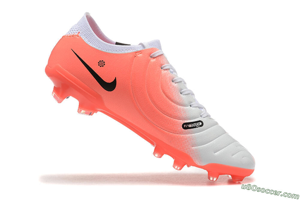Nike Tiempo Legend 10 Elite FG Firm Ground Soccer Cleats - White/Pink/Black 7