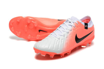 Nike Tiempo Legend 10 Elite FG Firm Ground Soccer Cleats - White/Pink/Black