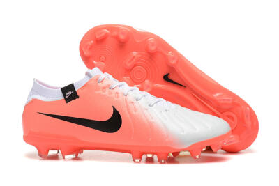 Nike Tiempo Legend 10 Elite FG Firm Ground Soccer Cleats - White/Pink/Black