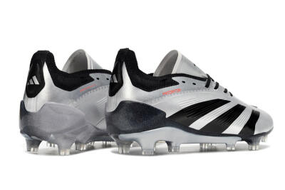 Adidas Predator Accuracy Elite FG Firm Ground Soccer Cleats - Silver/Black