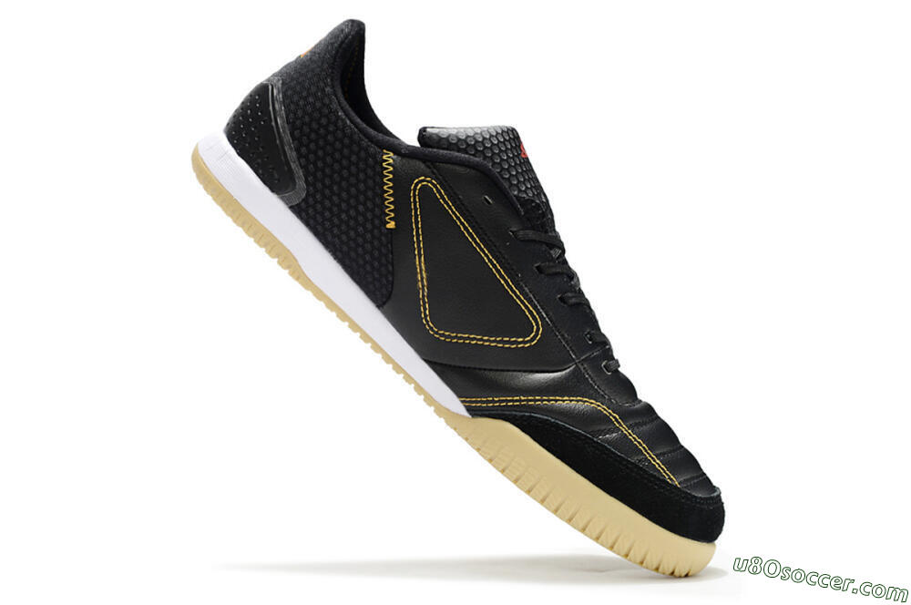 Adidas Top Sala FG Indoor & Futsal Soccer Shoes - Black/Orange/Brown 4