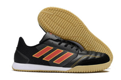 Adidas Top Sala FG Indoor & Futsal Soccer Shoes - Black/Orange/Brown