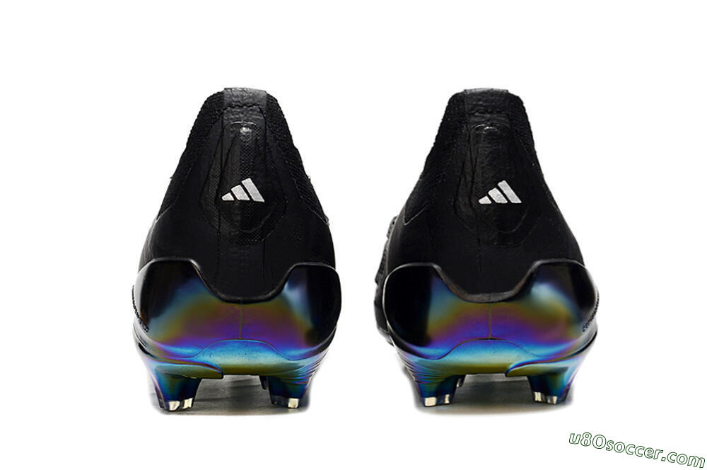 Adidas Predator Accuracy+ Laceless FG Firm Ground Soccer Cleats - Black/Silver 6