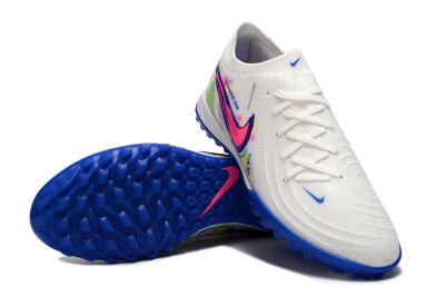 Nike Phantom Luna Elite TF Artificial Turf Soccer Shoes - White/Blue/Pink/Yellow