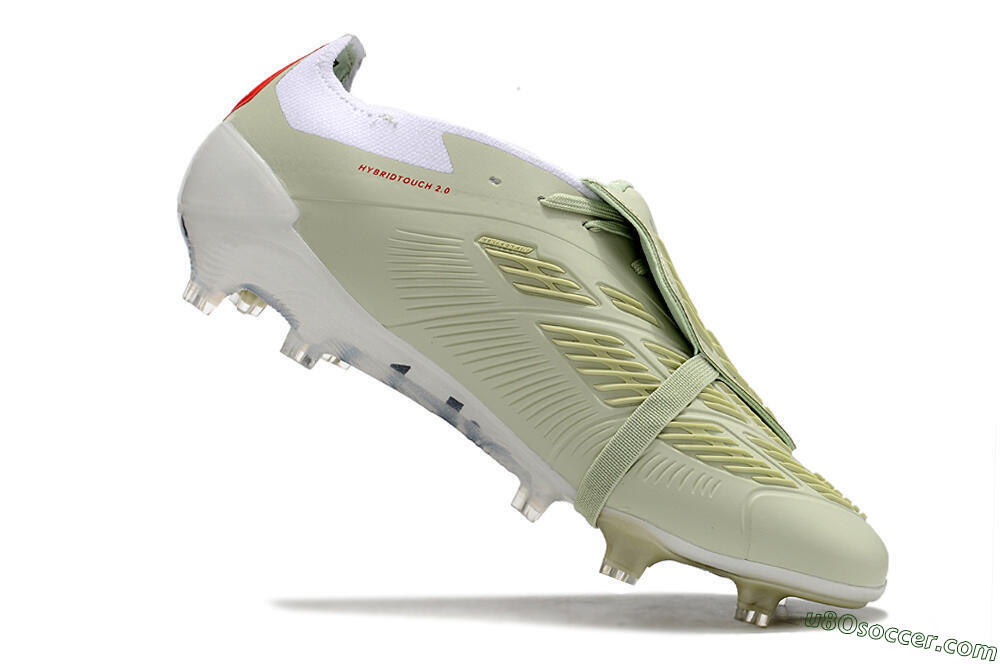 Adidas Predator Elite Foldover Tongue FG Firm Ground Soccer Cleats - Beige/Black/White 4