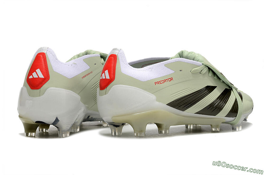 Adidas Predator Elite Foldover Tongue FG Firm Ground Soccer Cleats - Beige/Black/White 6