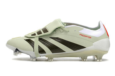 Adidas Predator Elite Foldover Tongue FG Firm Ground Soccer Cleats - Beige/Black/White