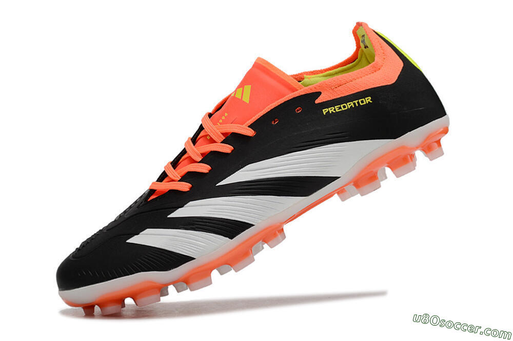 Adidas Predator Accuracy Elite FG Firm Ground Soccer Cleats - Black/Orange/White 5