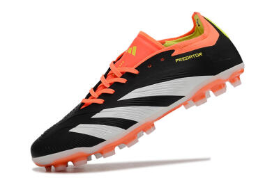 Adidas Predator Accuracy Elite FG Firm Ground Soccer Cleats - Black/Orange/White