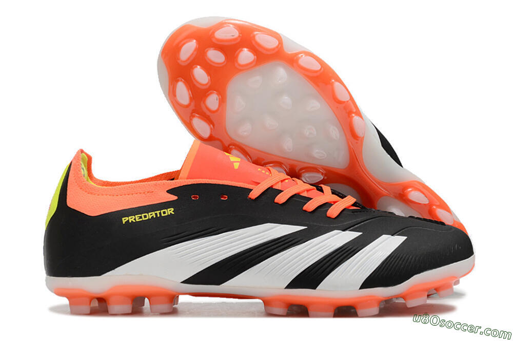 Adidas Predator Accuracy Elite FG Firm Ground Soccer Cleats - Black/Orange/White 1