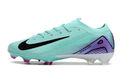 Nike Air Zoom Mercurial Vapor 16 Elite FG Firm Ground Soccer Cleats - Green/Purple/Black