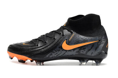 Nike Phantom Luna Elite FG Firm Ground Soccer Cleats - Black/Silver/Orange