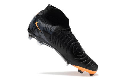 Nike Phantom Luna Elite FG Firm Ground Soccer Cleats - Black/Silver/Orange