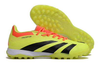 Adidas Predator 24 Elite TF Artificial Turf Soccer Shoes - Yellow/Black/Red