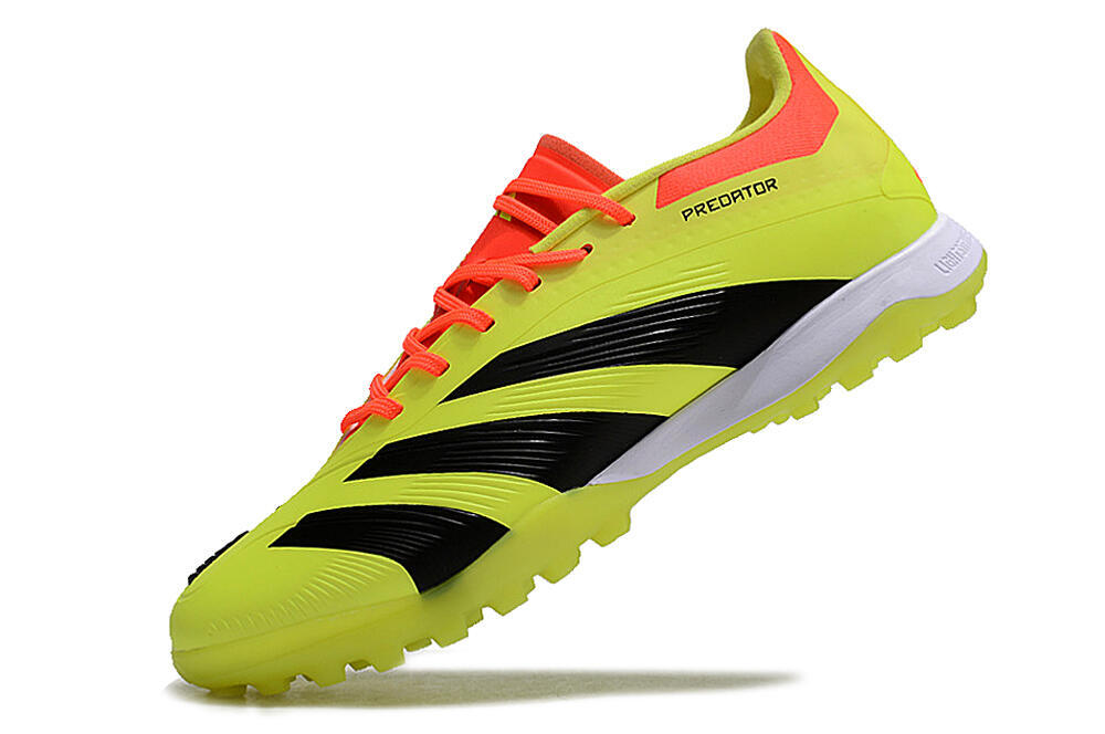 Adidas Predator 24 Elite TF Artificial Turf Soccer Shoes - Yellow/Black/Red 5