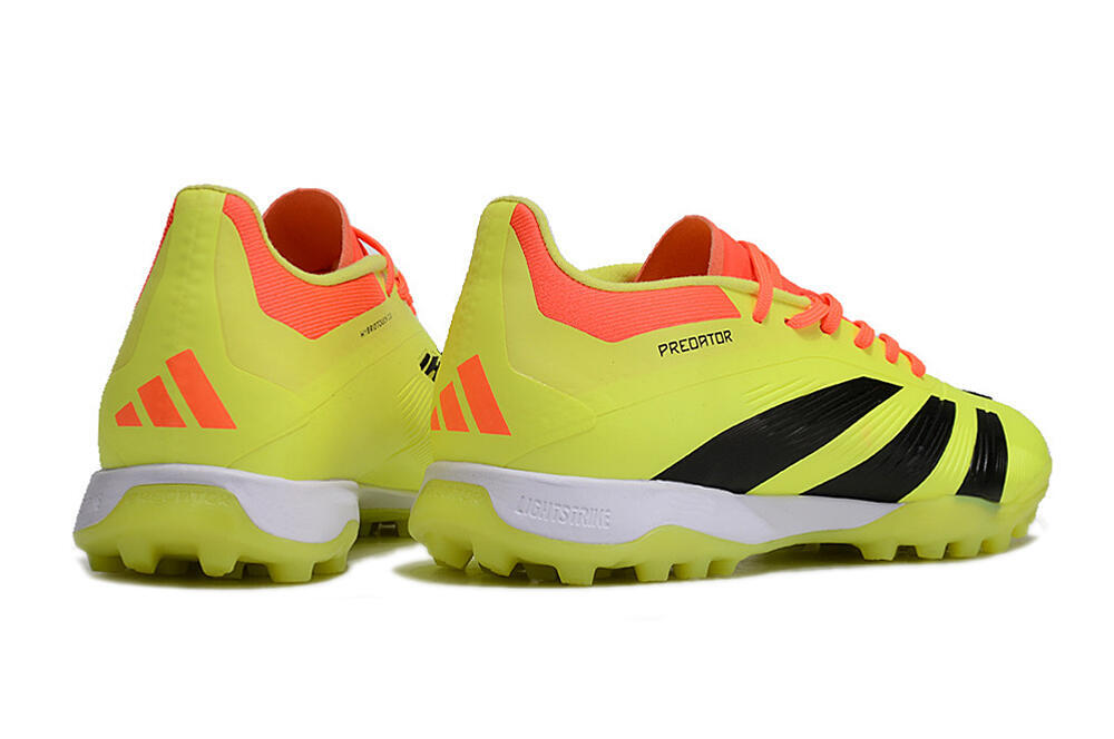 Adidas Predator 24 Elite TF Artificial Turf Soccer Shoes - Yellow/Black/Red 6