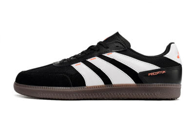 Adidas Predator 24 League IC Indoor & Futsal Soccer Shoes - Black/White/Brown