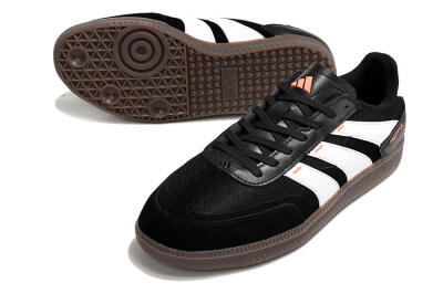 Adidas Predator 24 League IC Indoor & Futsal Soccer Shoes - Black/White/Brown